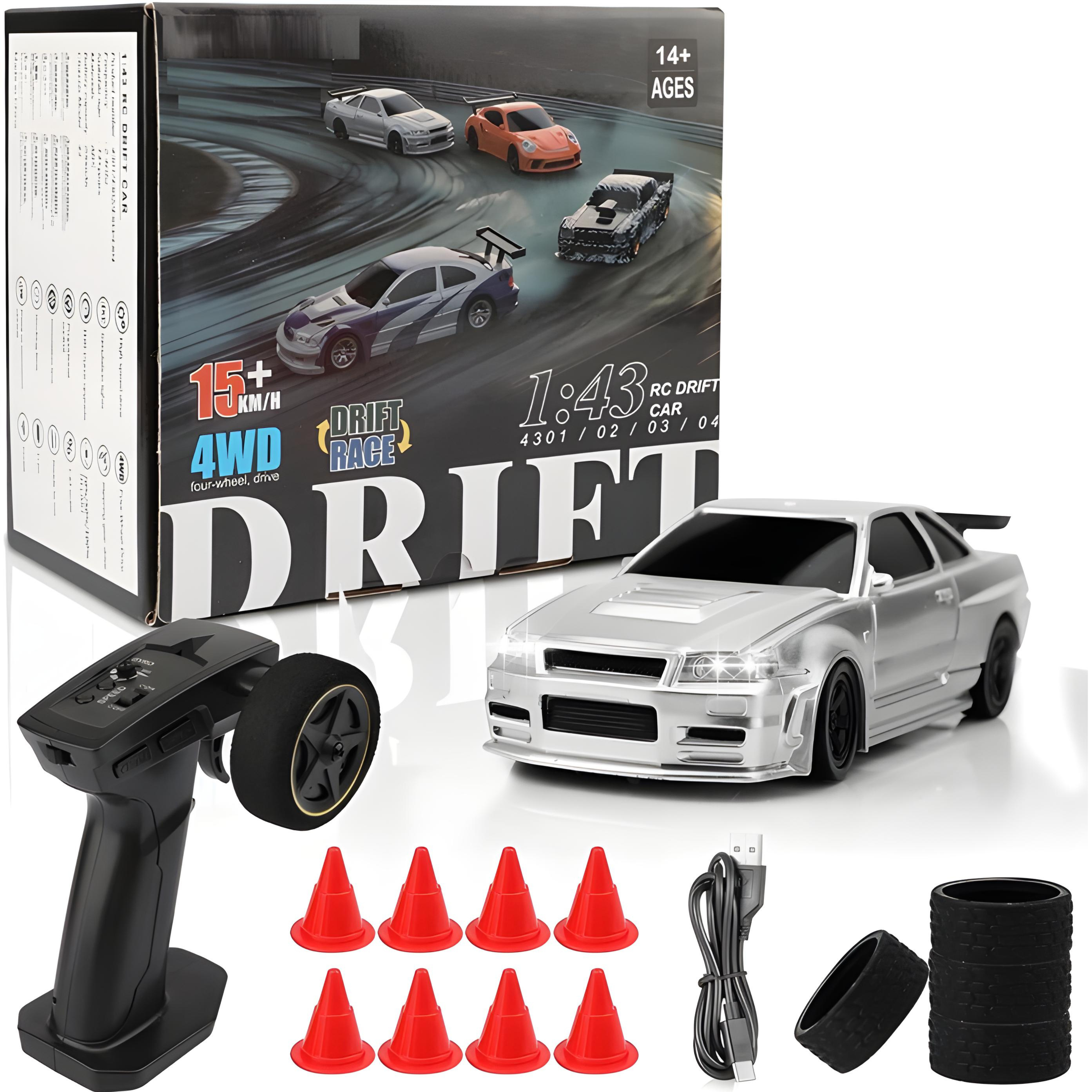 Krishiv RCS Mini Drifter 1:43 — Full Proportional 2.4GHz Indoor RC Car