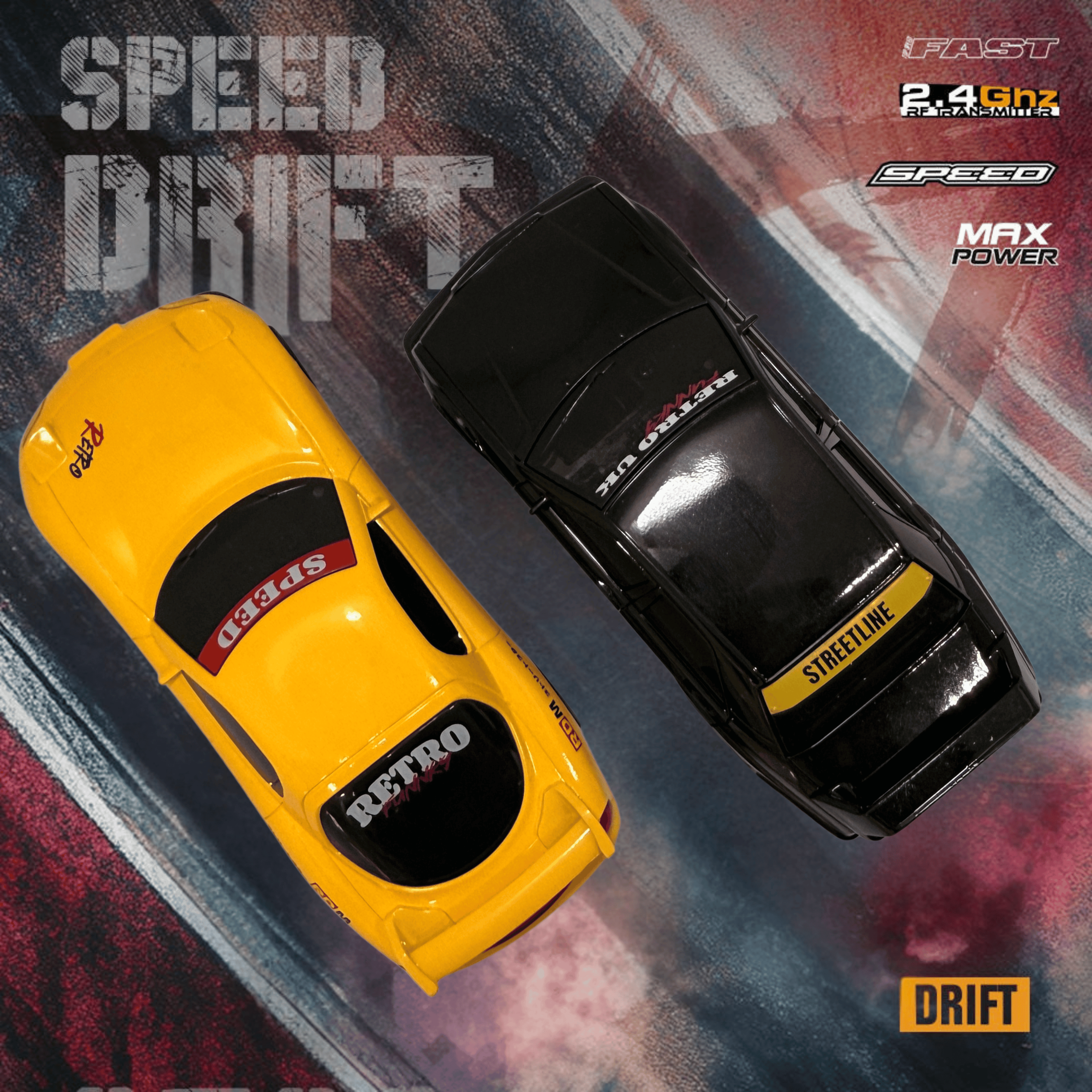 Krishiv RCS Desktop Drifter 1:43 — 4WD Proportional 25km/h