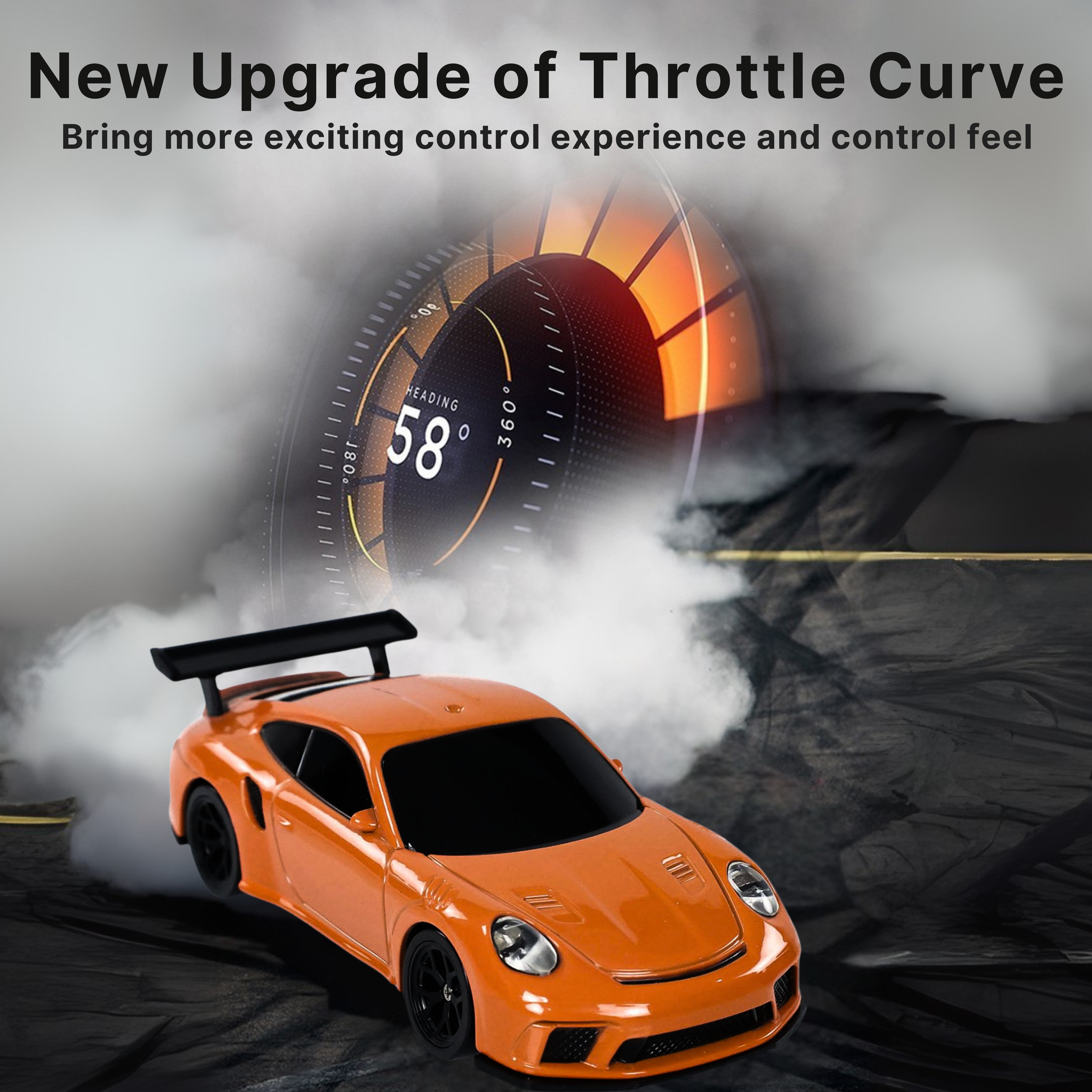 Krishiv RCS Gyro Drifter 1:43 — 4WD High Speed with Drifting Cones