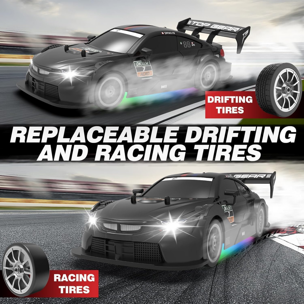 Krishiv RCS Drift Master 1:16 — 4WD 30km/h with Drift Tyres & Cones
