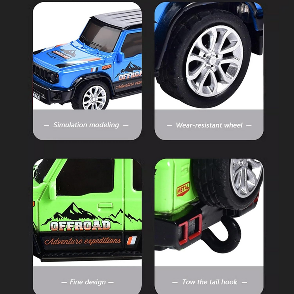 Krishiv RCS Diecast Mini Racer 1:64 — Metal Body 2.4GHz RC Car