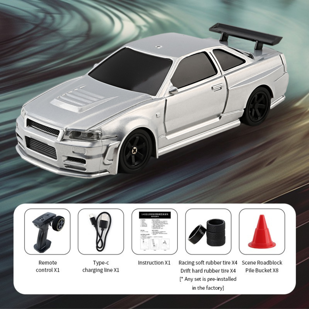 Krishiv RCS Mini Drifter 1:43 — Full Proportional 2.4GHz Indoor RC Car