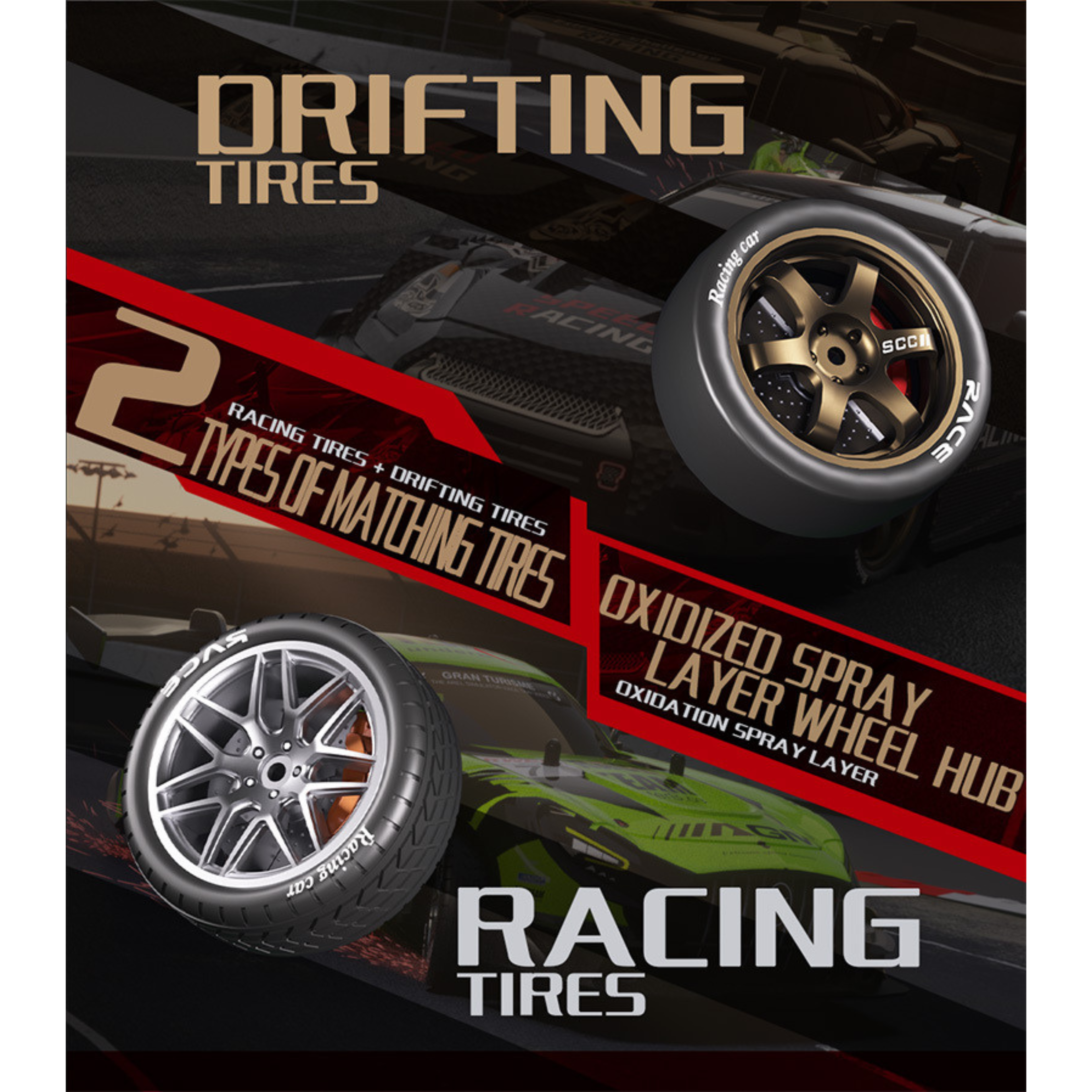 Krishiv RCS Drift King 1:16 — 4WD ESP Gyro 30km/h RC Car