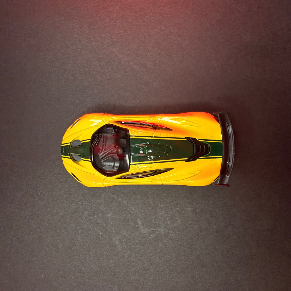 CCA McLaren P1 GTR 1:64 Premium Diecast — Yellow Green | Metal Body | Collector's Edition