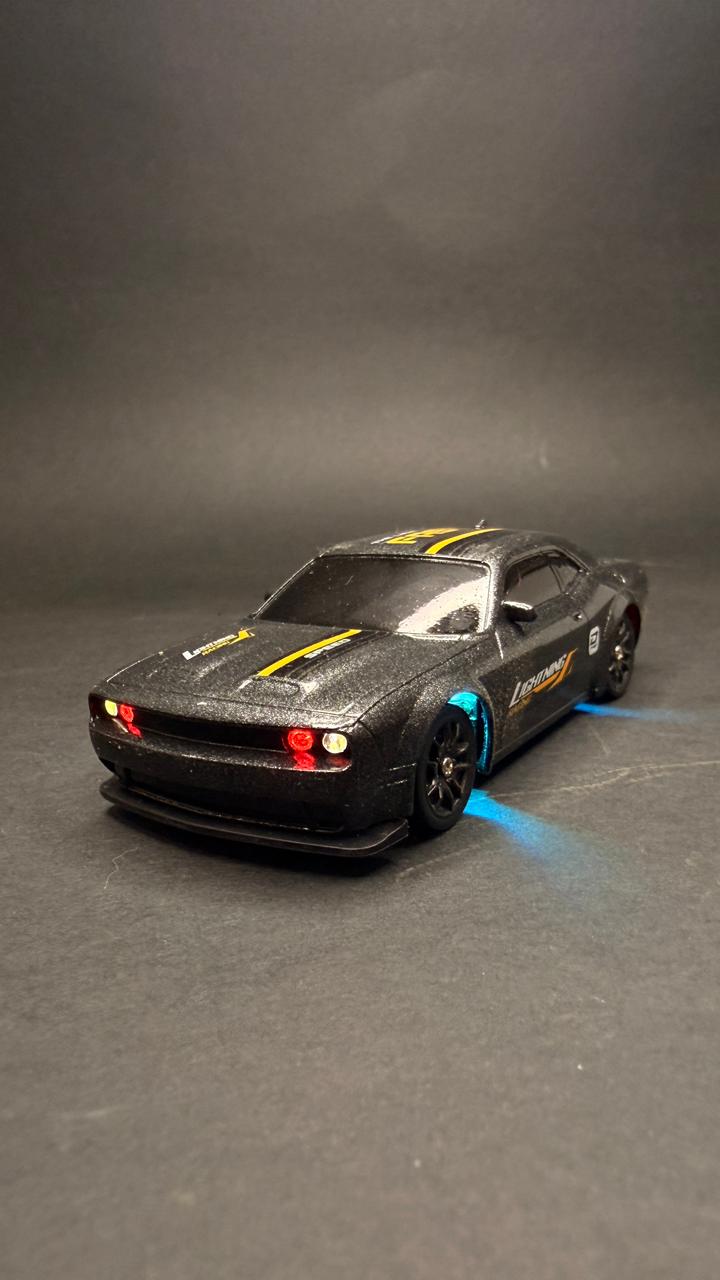 Krishiv RCS Desktop Drifter 1:43 — App Controlled 4WD 15km/h RC Drift Car with LED Lights