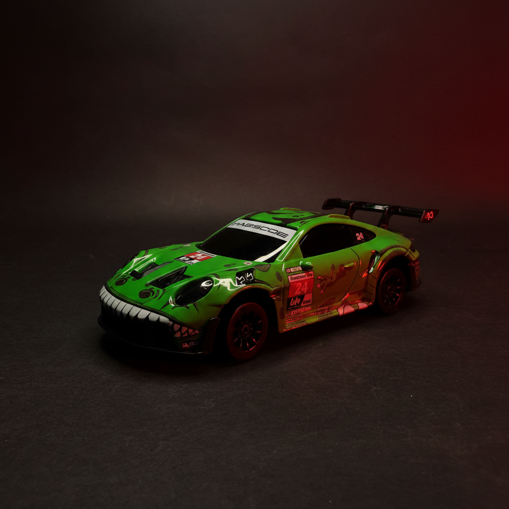 HStar D43-01Q14 Rexy Porsche RC Drift Car - 3/4 Front View