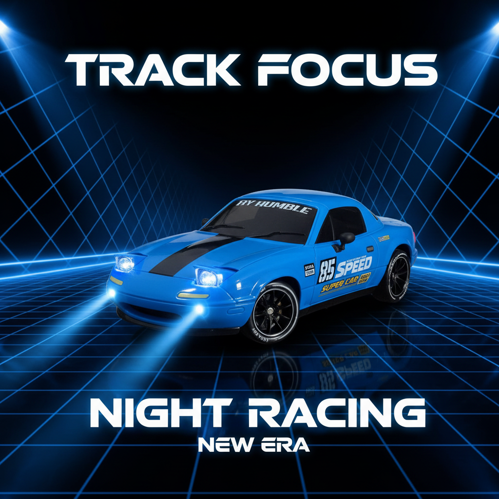 Speed 4WD Drift Racing X – Track Focus Night Racing chassis spotlight