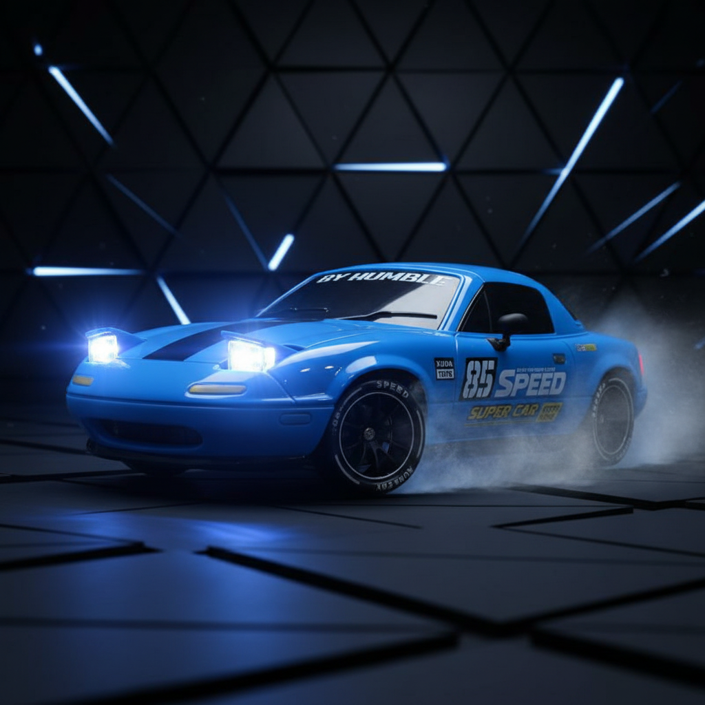 Speed 4WD Drift Racing X – Pop-up headlights open with spray effect