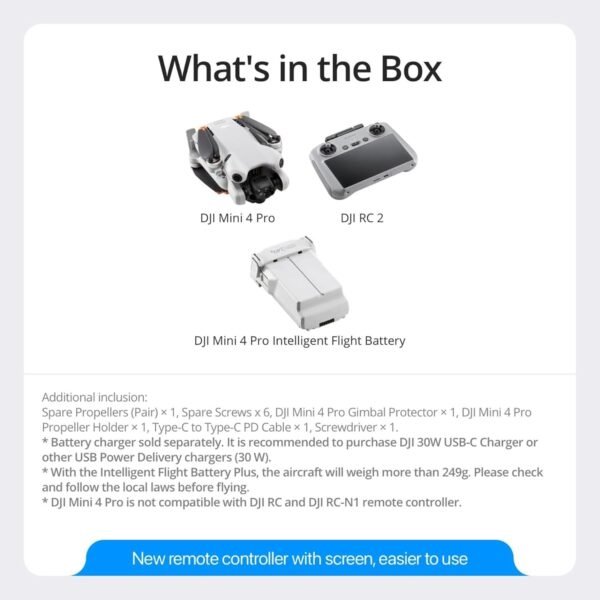 DJI Mini 4 Pro Standard (34 min Battery)