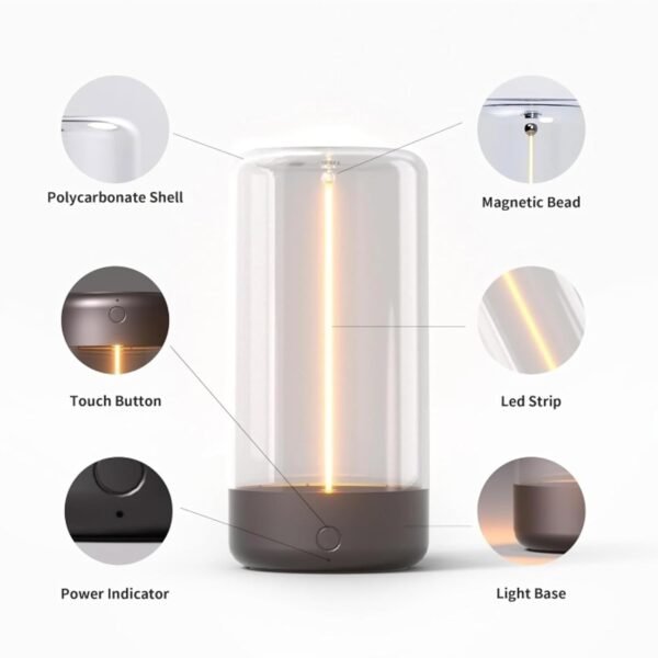 Magnetic Filament Desktop Lamp