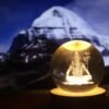 Divine Mahadev Crystal Ball with LED Light