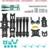 AXISFLYING-MANTA5" / 5INCH FPV FREESTYLE SQUASHED X FRAME KIT